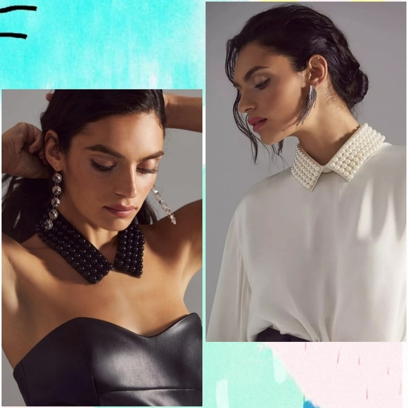 Maeve by Anthropologie Beaded Collars/Barrettes Bundle - Picture 1 of 12